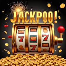 Layar bonus dengan roda jackpot progresif